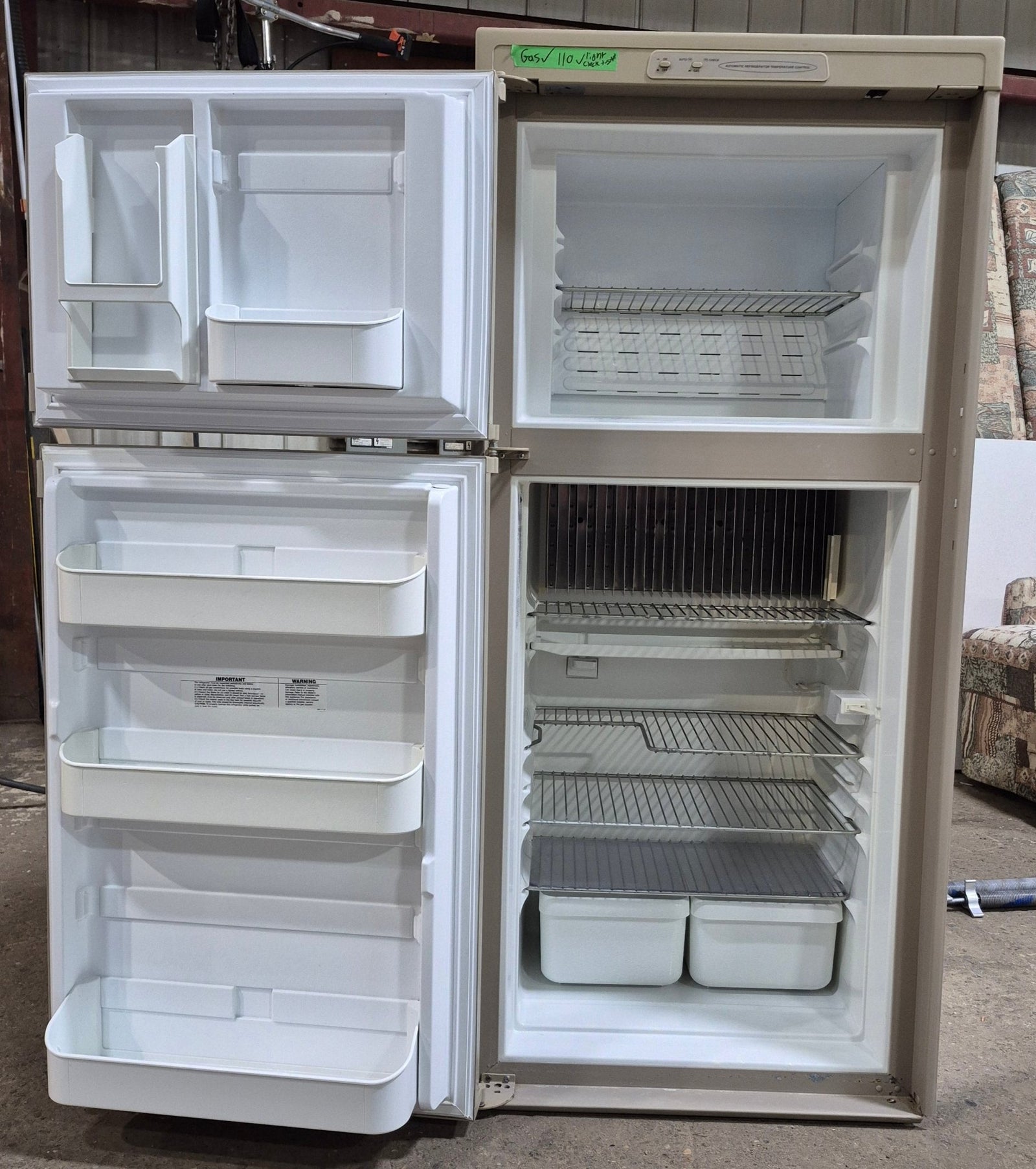 Used Complete Dometic Fridge, 2 - WAY - RM2652 - Young Farts RV Parts