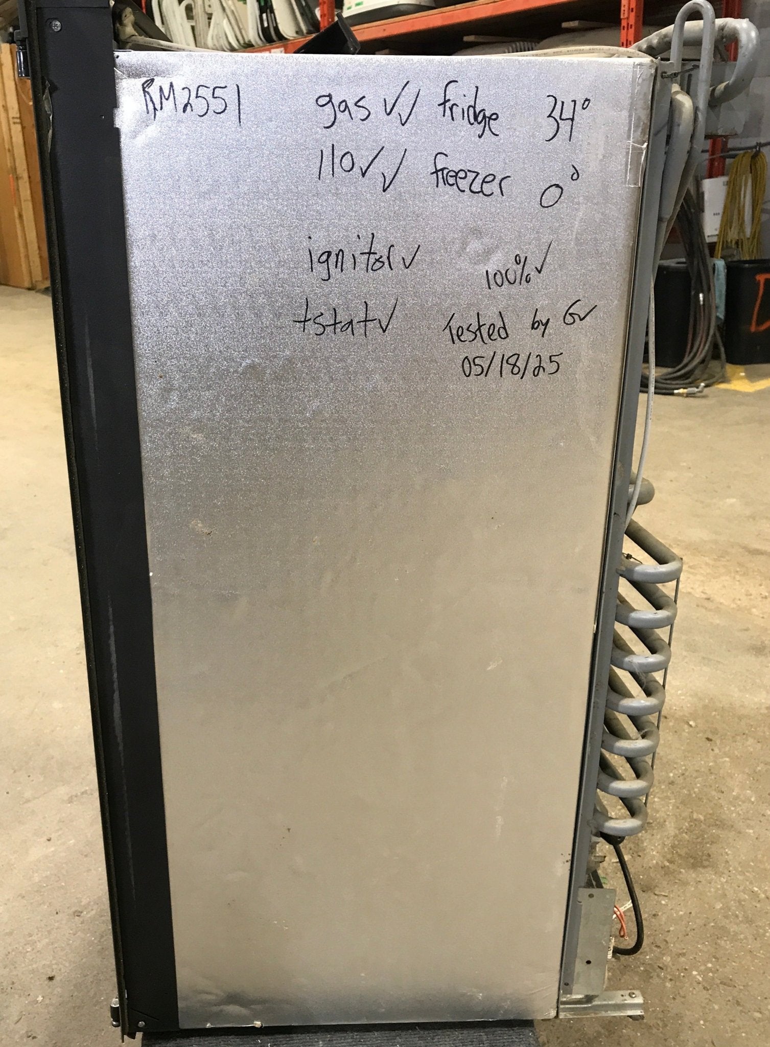 Used Complete Dometic RM2551 Fridge 2 - WAY - Young Farts RV Parts