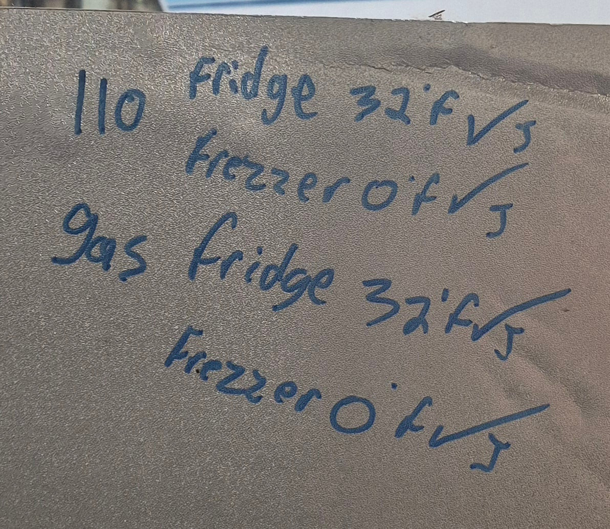 Used Complete Dometic RM2620 Fridge 2 - Way - Young Farts RV Parts