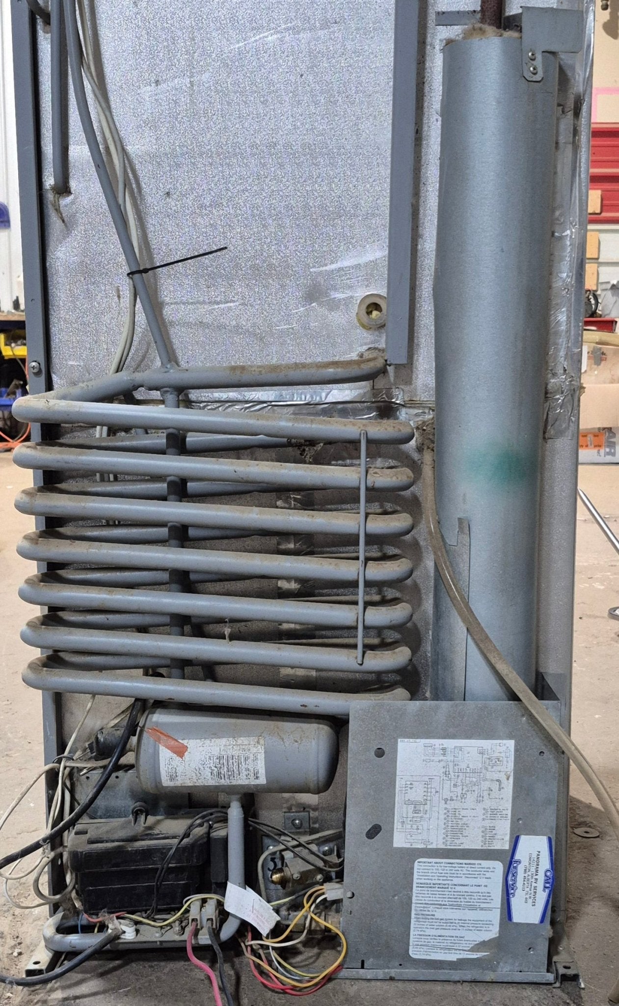 Used Complete Dometic RM2620 Fridge 2 - Way - Young Farts RV Parts