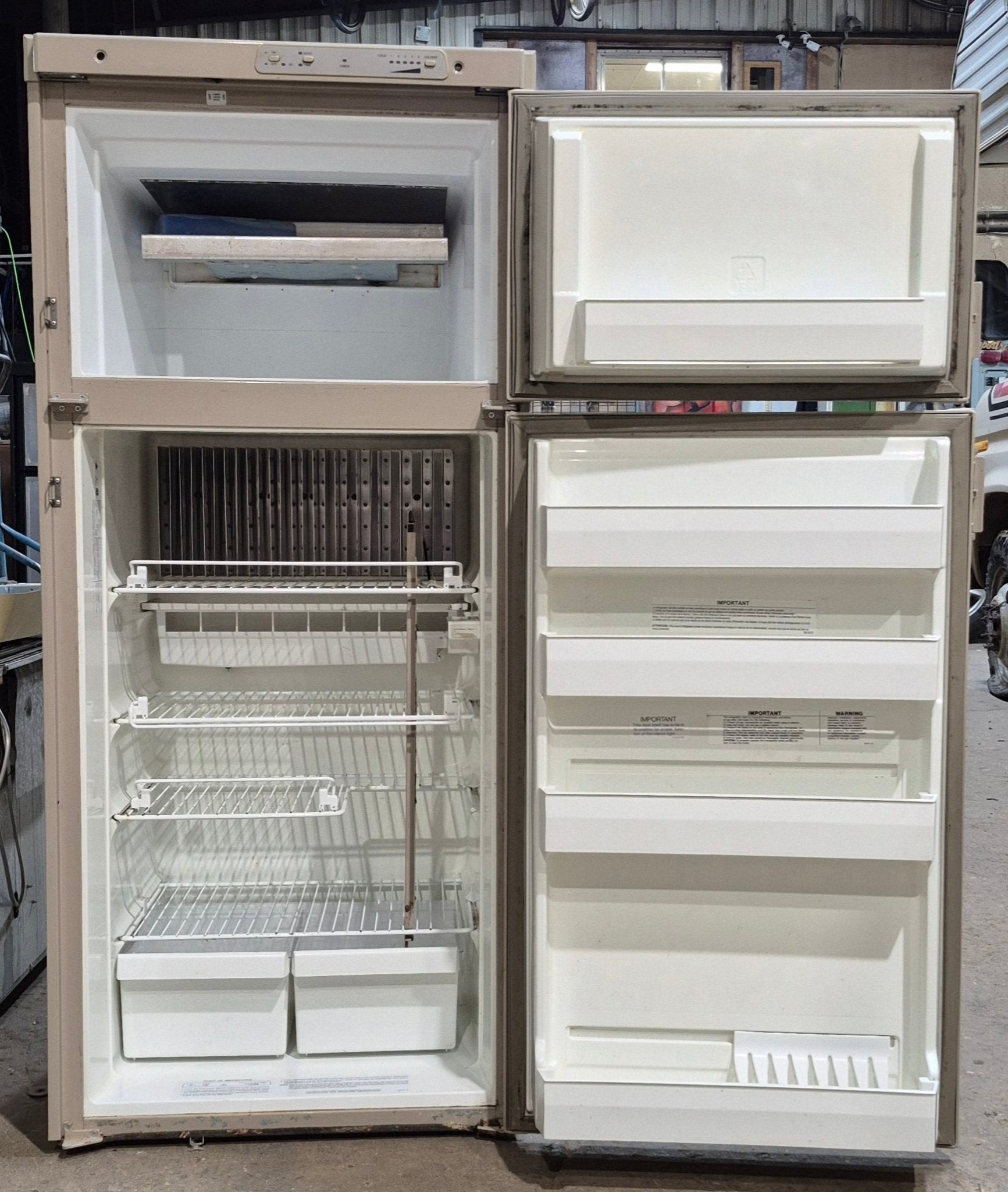 Used Complete Dometic RM2620 Fridge 2 - Way - Young Farts RV Parts