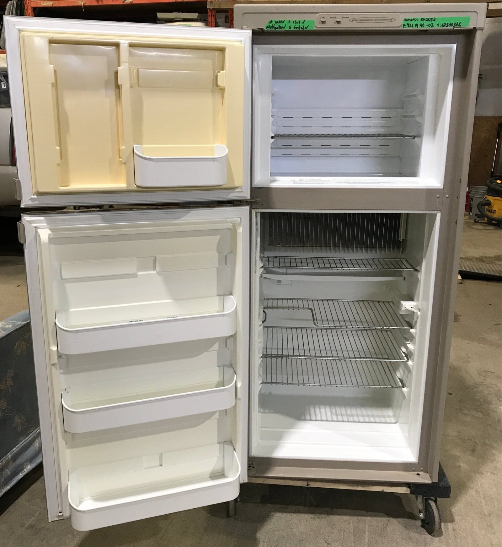 Used Complete Dometic RM2652 Fridge 2 - WAY - Young Farts RV Parts