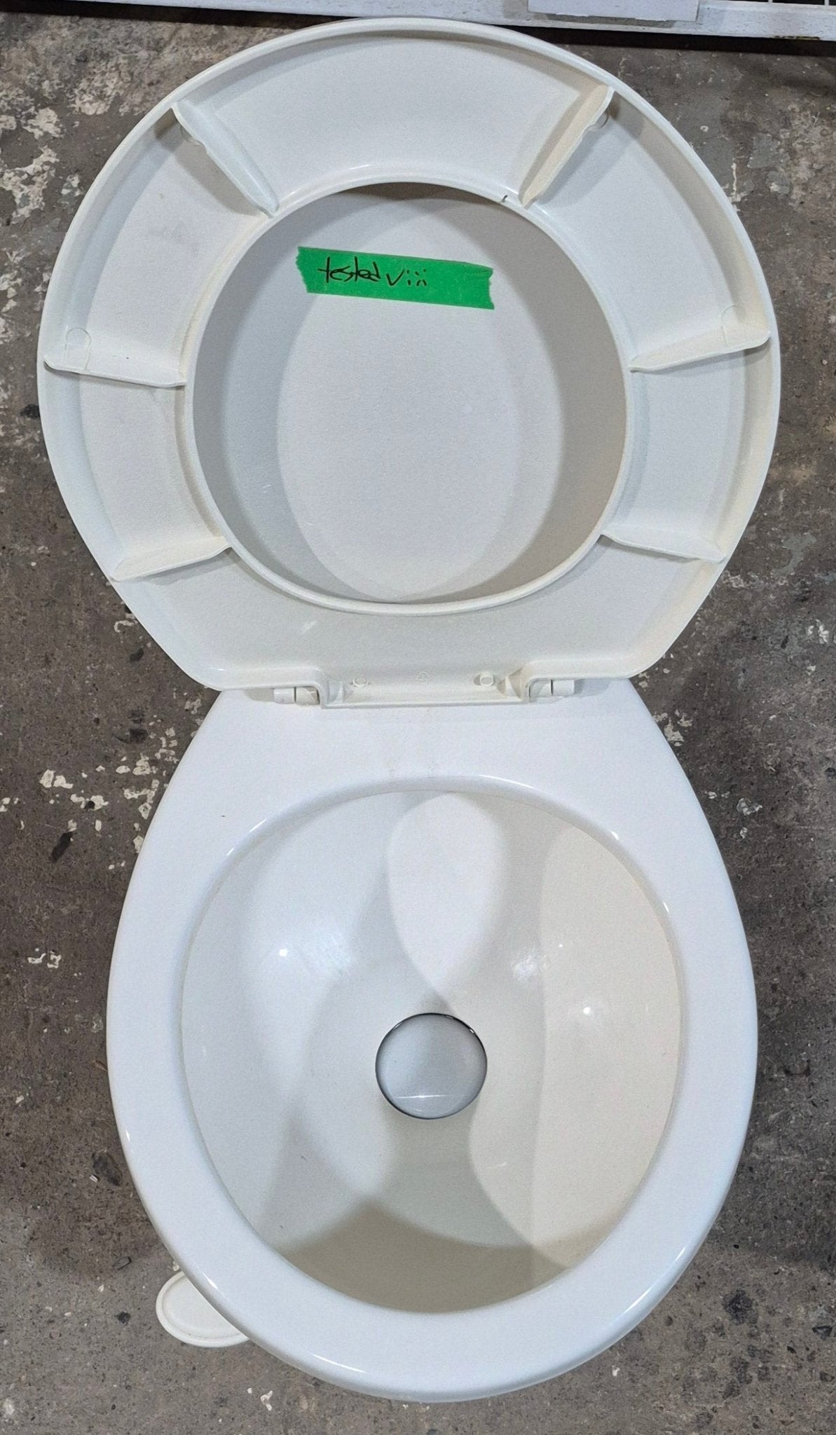 Used Complete Dometic Sealand Traveler Toilet, Foot Flush - 210 , SC210 - Young Farts RV Parts