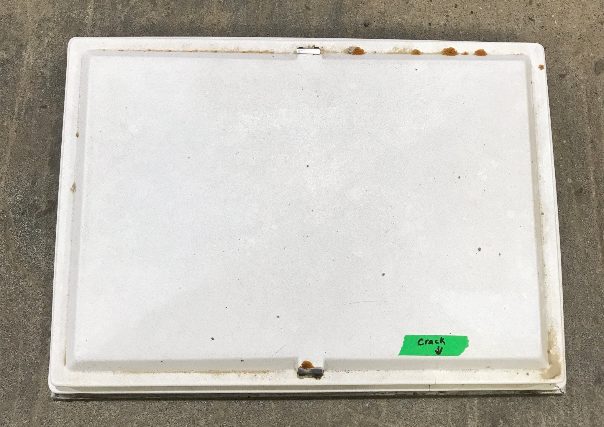 Used Complete Escape Hatch 22 1/2" x 15 1/2" - Young Farts RV Parts