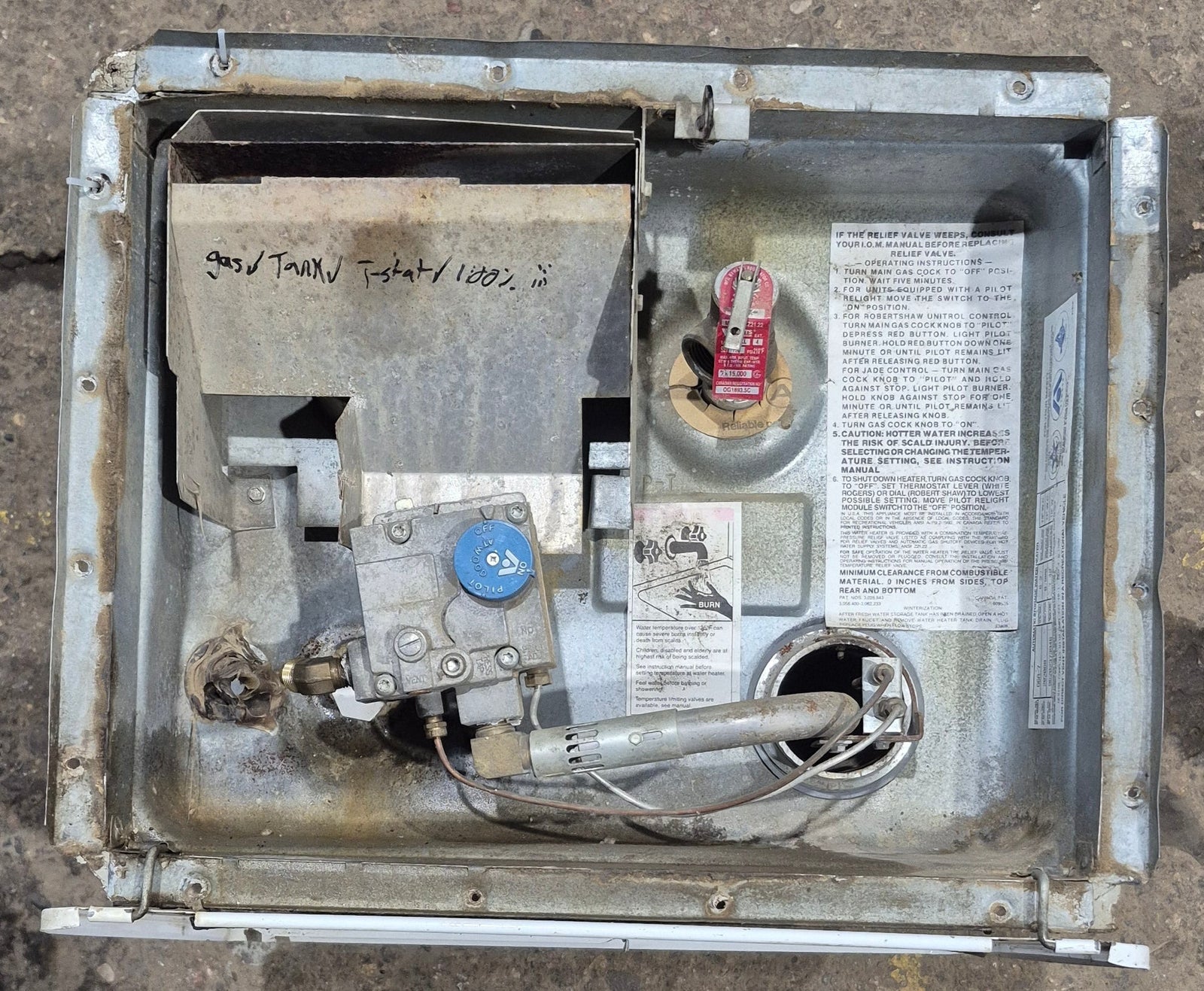 Used Complete G6A - 7 Atwood Hot Water Heater 6 Gallon - Young Farts RV Parts