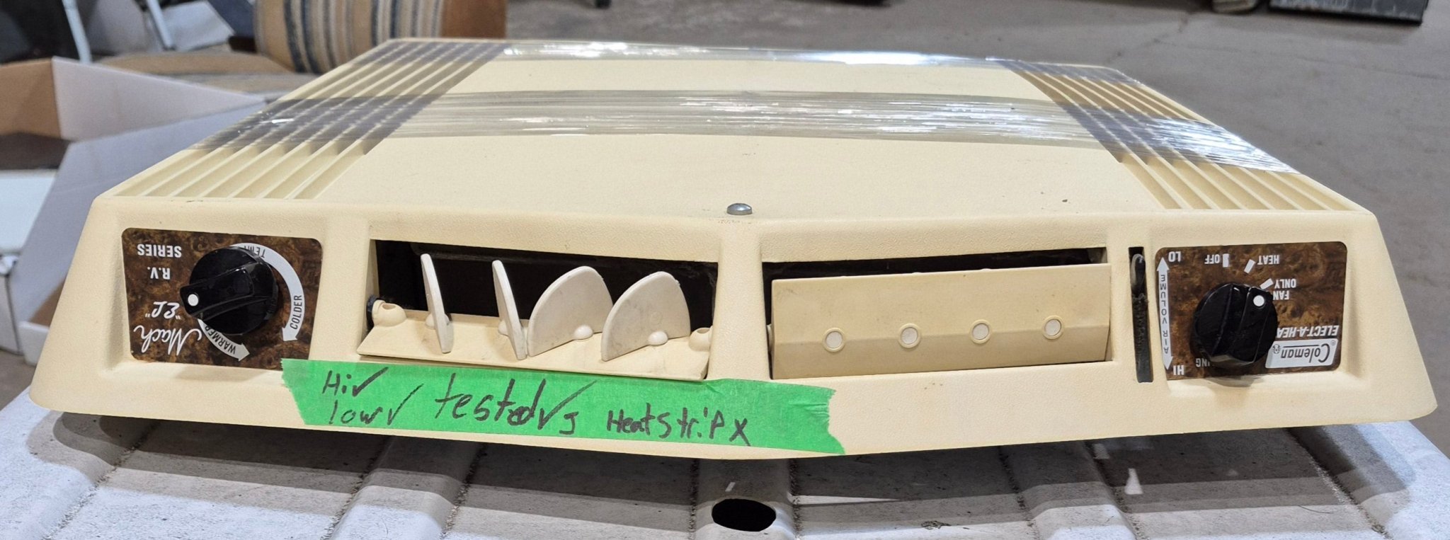 Used Complete Mach 1 Coleman Air Conditioner 6747 - 707 - 13500BTU Cool Only - 3 BOLT MOUNT - Young Farts RV Parts