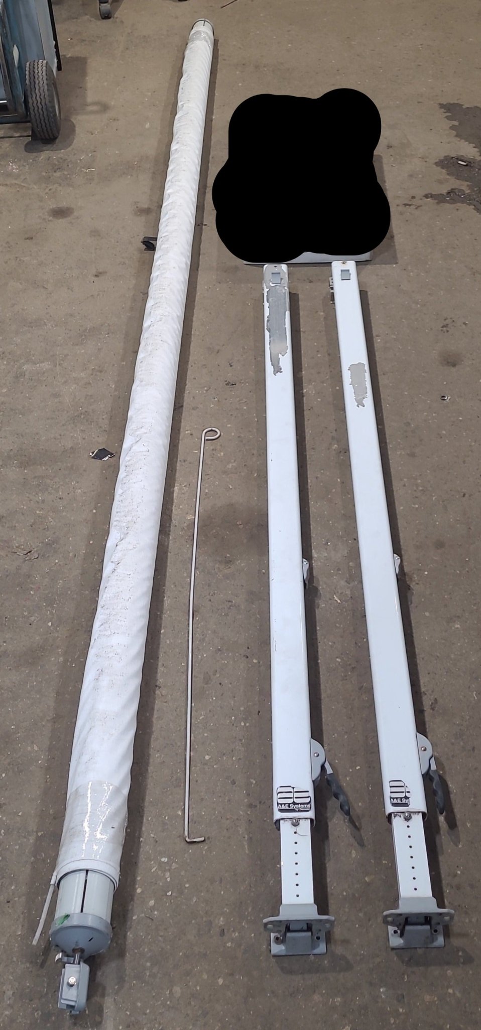 Used Complete Manual Awning A&E Dometic 14' NO CANVAS - Young Farts RV Parts