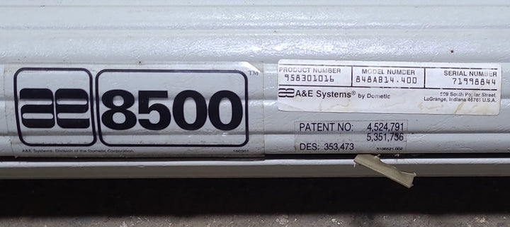 Used Complete Manual Awning Dometic / A&E 14' NO canvas - Young Farts RV Parts