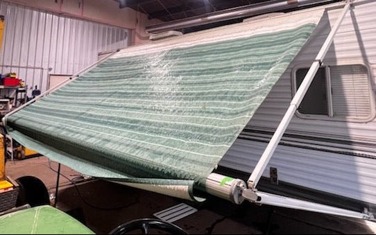 Used Complete Manual Awning Dometic / A&E 14' Used Canvas - Young Farts RV Parts