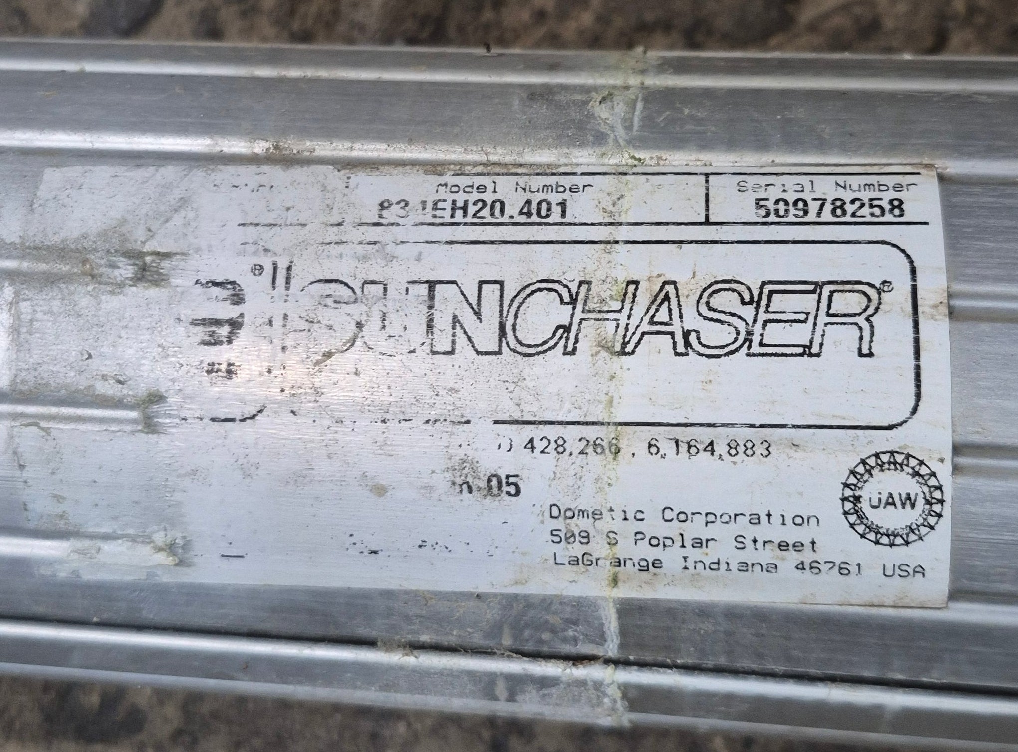 Used Complete Manual Awning Dometic / A&E 20' NO Canvas - Young Farts RV Parts