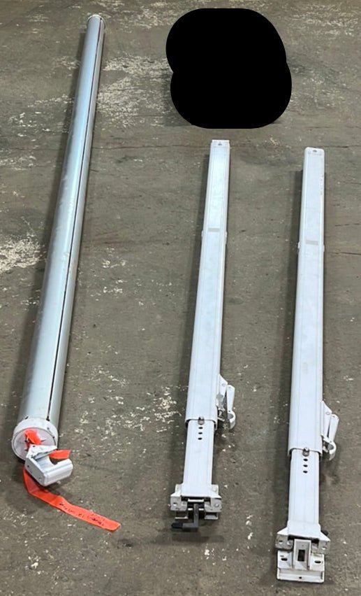 Used Complete Manual Awning old style Norseman 12' NO Canvas - Young Farts RV Parts