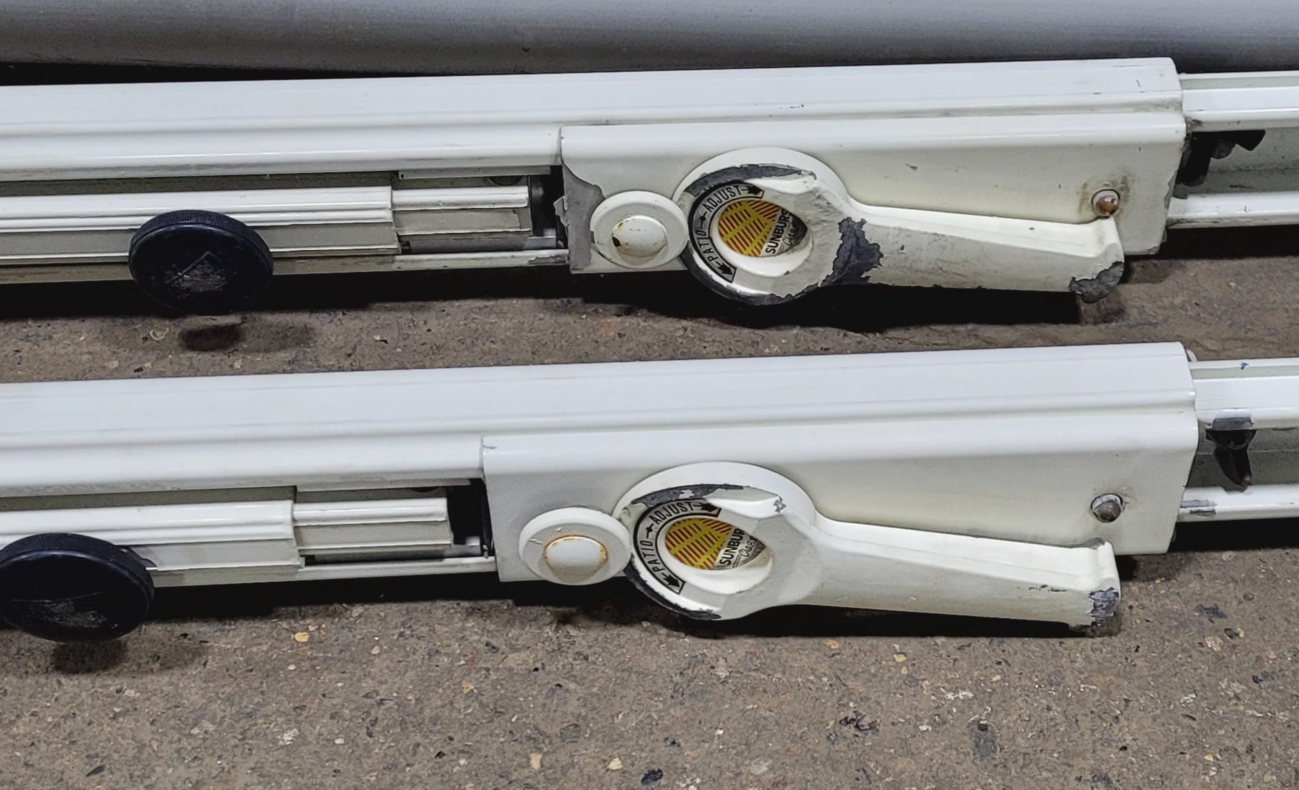 Used Complete Manual Awning Old Style Norseman Sunburst 14' NO CANVAS - Young Farts RV Parts