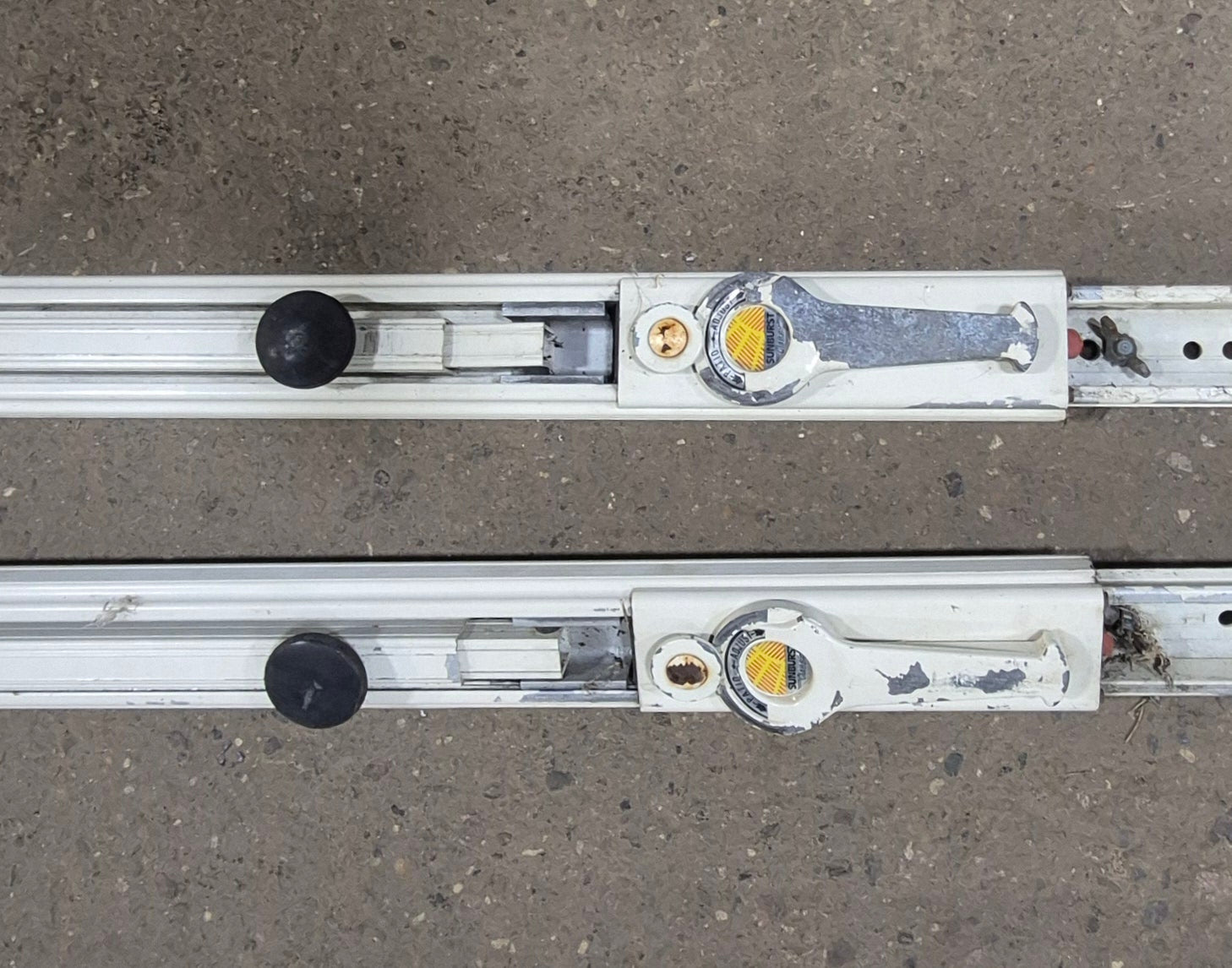 Used Complete Manual Awning Old Style Norseman Sunburst 14' Used Canvas - Young Farts RV Parts