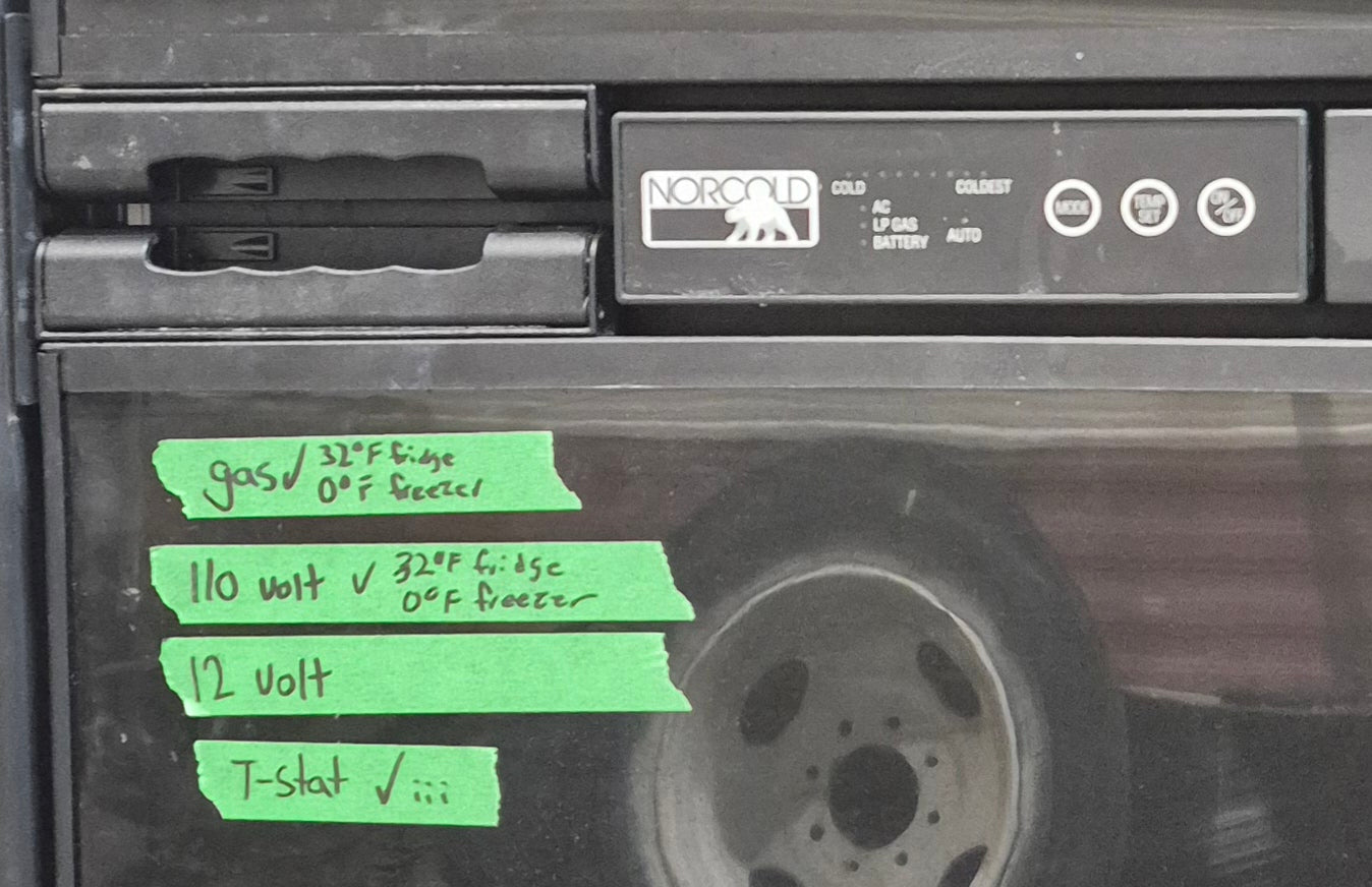 Used Complete Norcold 9182 Fridge 2 - WAY - Young Farts RV Parts