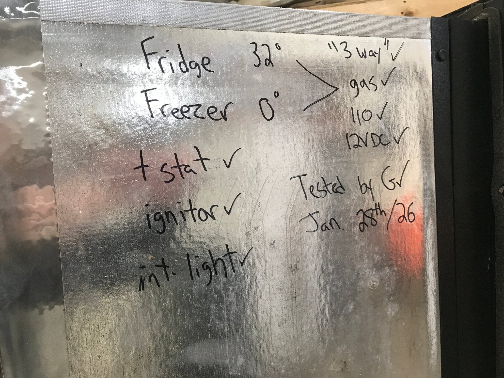 Used Complete Norcold Fridge, 3 - Way - 663 - Young Farts RV Parts