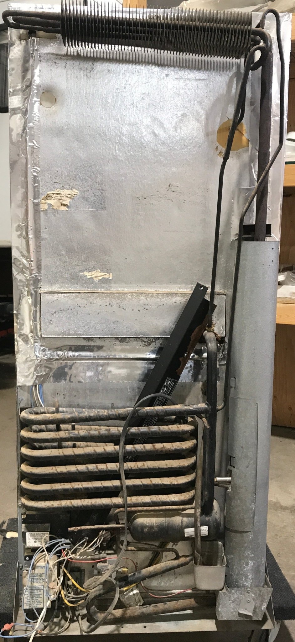 Used Complete Norcold Fridge, 3 - Way - 663 - Young Farts RV Parts