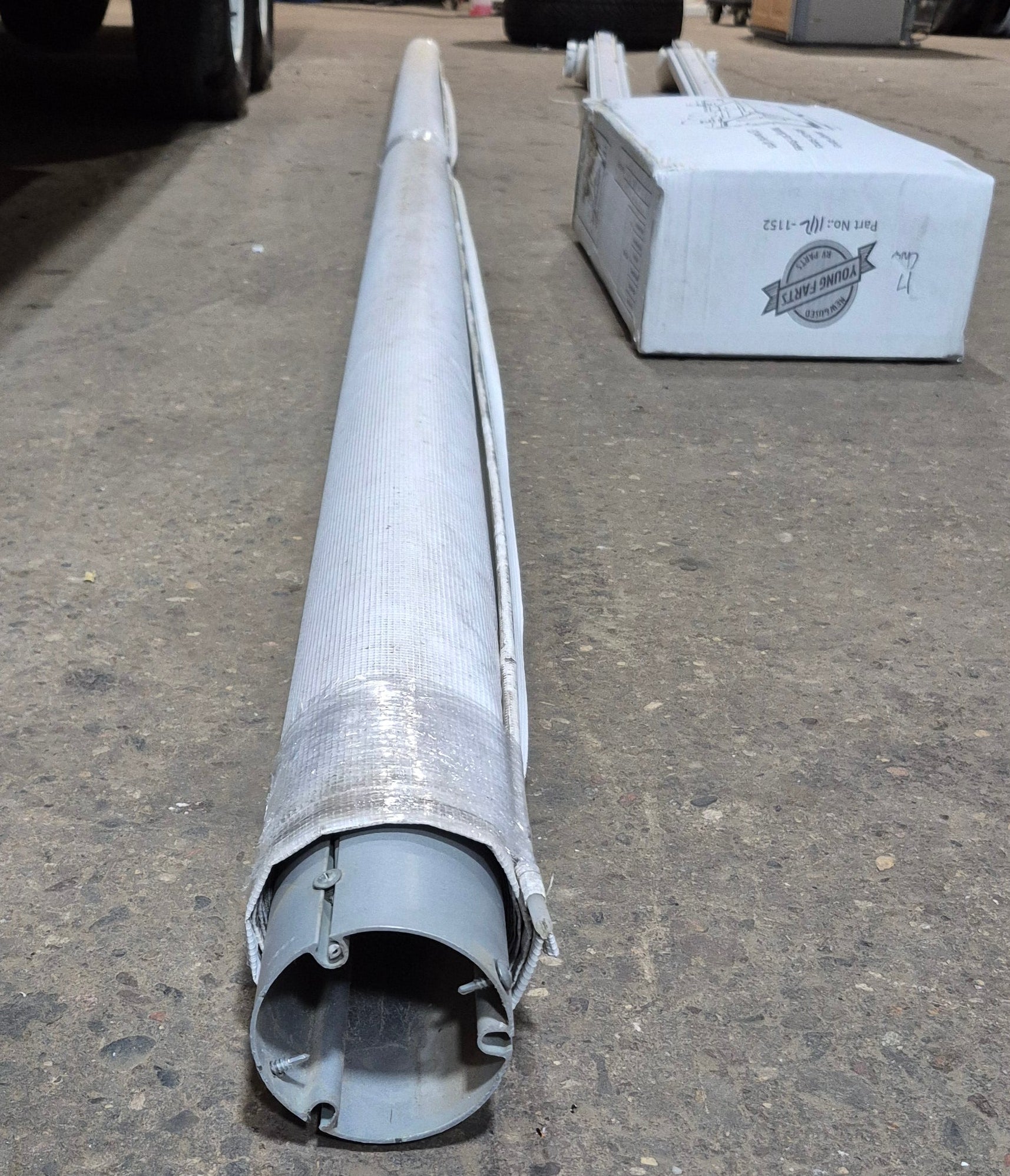 Used Complete Power Awning Carefree 17' New Canvas - Young Farts RV Parts