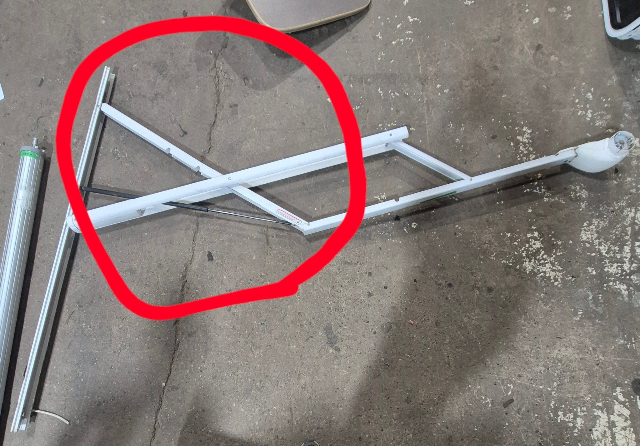 Used Complete Power Awning Carefree 17' New Canvas - Young Farts RV Parts