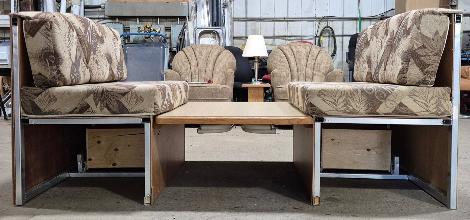 Used Complete RV Dinette Set - 39” D x 73 1/2