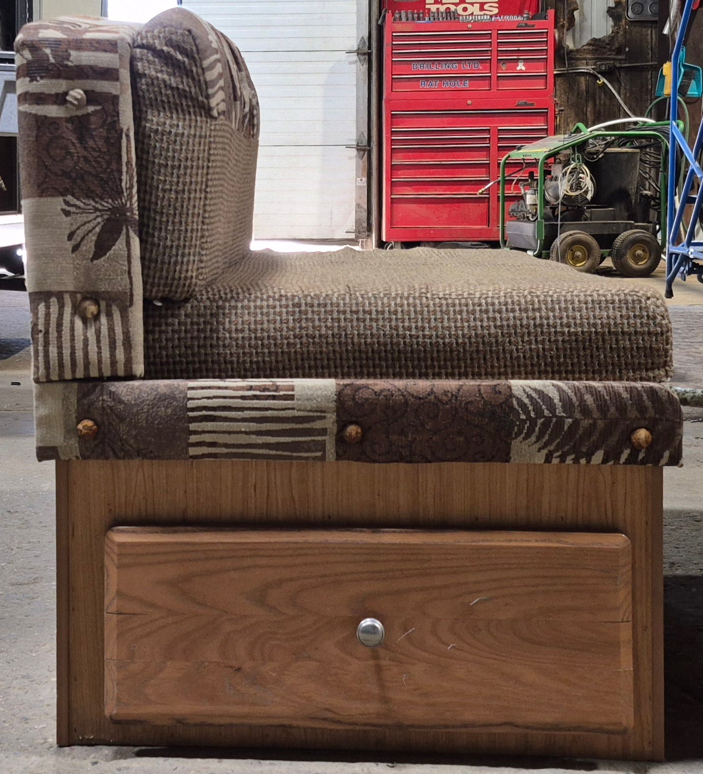 Used Complete RV Dinette Set - 40 3/8” D x 74 3/4" W x 33 3/8" H - Does not include table hardware - Young Farts RV Parts