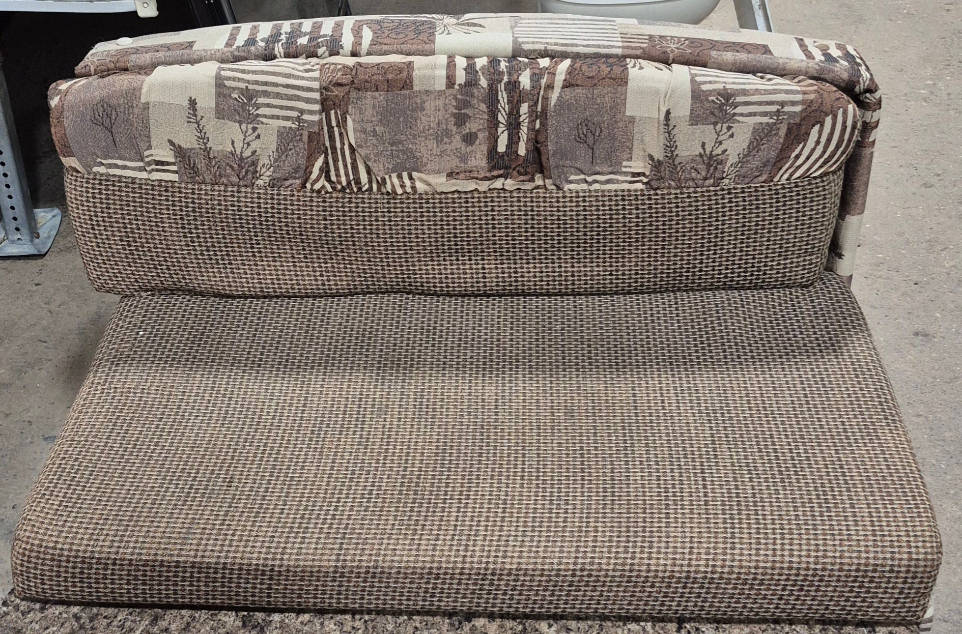 Used Complete RV Dinette Set - 40 3/8” D x 74 3/4" W x 33 3/8" H - Does not include table hardware - Young Farts RV Parts