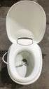 Used Complete Thetford Toilet, Foot Flush, High Profile, White - Bravura - Young Farts RV Parts