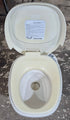 Used Complete Thetford Toilet, Hand Flush, High Profile, Off - White - AQUA MAGIC IV , 20920 - Young Farts RV Parts
