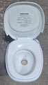 Used Complete Thetford Toilet, Hand Flush, High Profile, Off - White - AQUA MAGIC IV , 24920 - Young Farts RV Parts