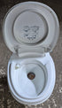 Used Complete Thetford Toilet, Hand Flush, High Profile, Off - White - AQUA MAGIC V , 31648 - Young Farts RV Parts