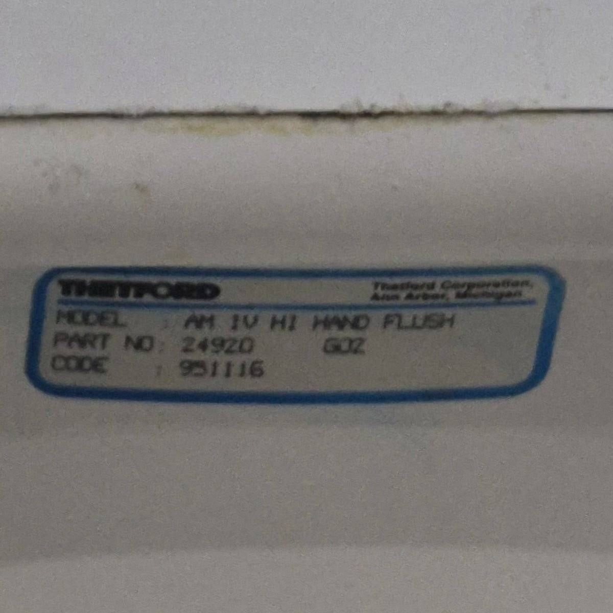Used Complete Thetford Toilet, High Profile, Hand Flush - AQUA MAGIC IV , 24920 , AMIV - Young Farts RV Parts