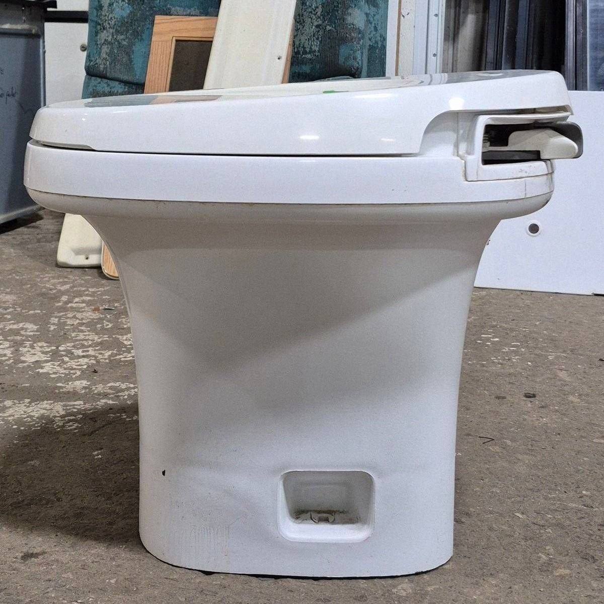 Used Complete Thetford Toilet, High Profile, Hand Flush - AQUA MAGIC IV , 24920 , AMIV - Young Farts RV Parts