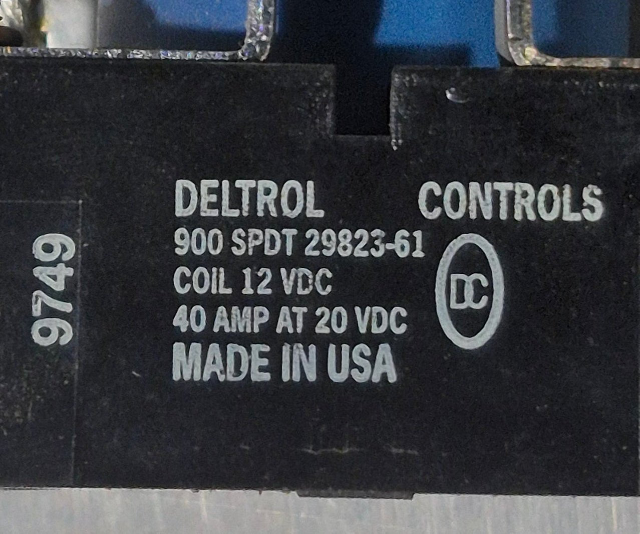 Used Deltrol Controls Heavy Duty Power Relay 900 SPDT - 29823 - 61 - Young Farts RV Parts