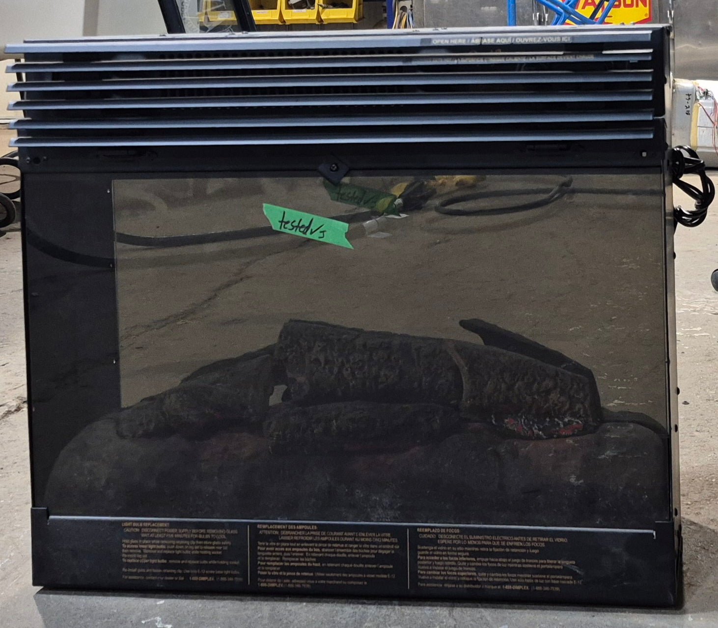 Used DIMPLEX Electric Fireplace - BF5000 - Young Farts RV Parts