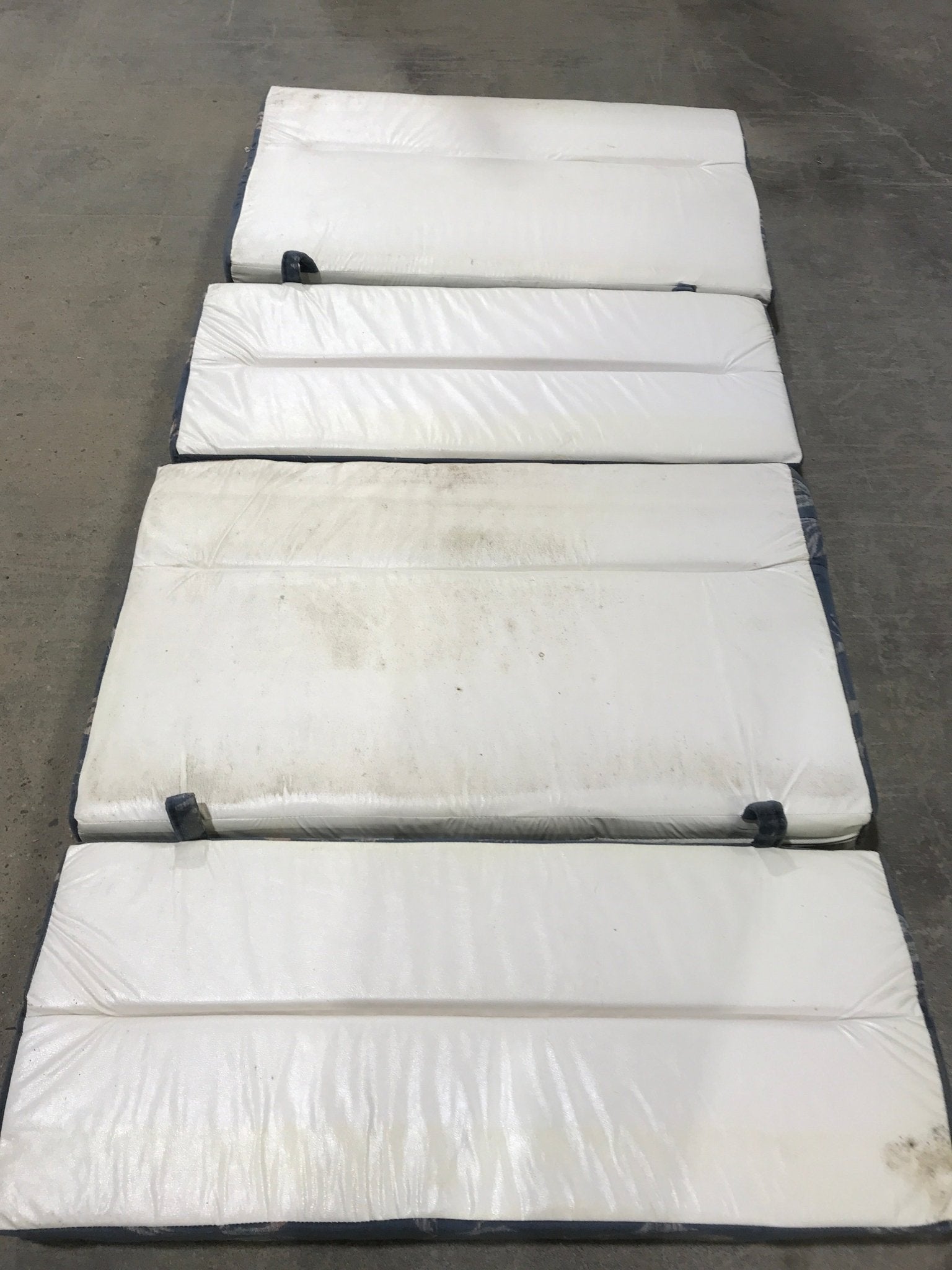 USED Dinette Cushion Set - 4 piece 2 @ 37" X 22" X 5" D, 2 @ 37" X 12" X 5" D - Young Farts RV Parts