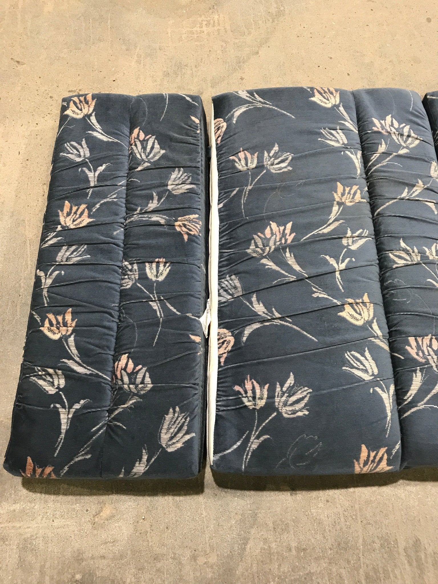 USED Dinette Cushion Set - 4 piece 2 @ 37" X 22" X 5" D, 2 @ 37" X 12" X 5" D - Young Farts RV Parts