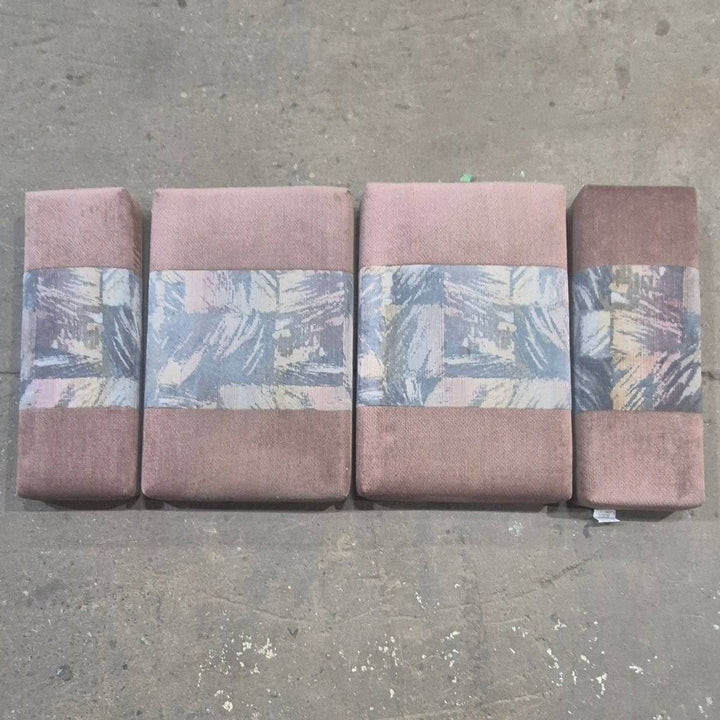 Used Dinette Cushion Set - 4 piece - 2 @ 37" X 24" X 4" , 2 @ 37" X 13" X 4" - Young Farts RV Parts