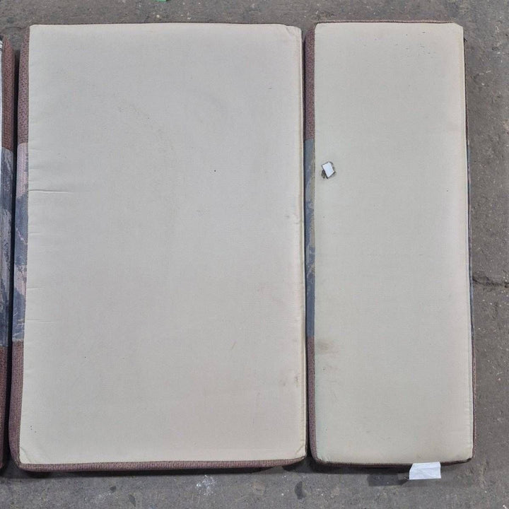 Used Dinette Cushion Set - 4 piece - 2 @ 37" X 24" X 4" , 2 @ 37" X 13" X 4" - Young Farts RV Parts