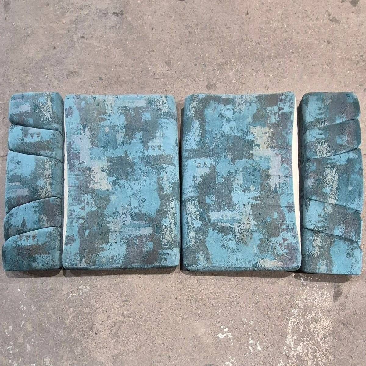 Used Dinette Cushion Set - 4 piece - 2 @ - 38" X 24" X 3.5" , 2 @ 38" X 12" X 3.5" - Young Farts RV Parts