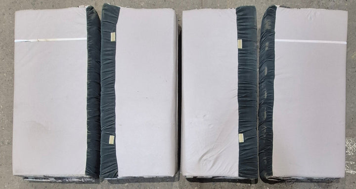 Used Dinette Cushion Set - 4 piece - 2 @ 39 1/2" X 19" X 4 1/2" D , 2 @ 39 1/2" X 17" X 4 1/2" D - Young Farts RV Parts