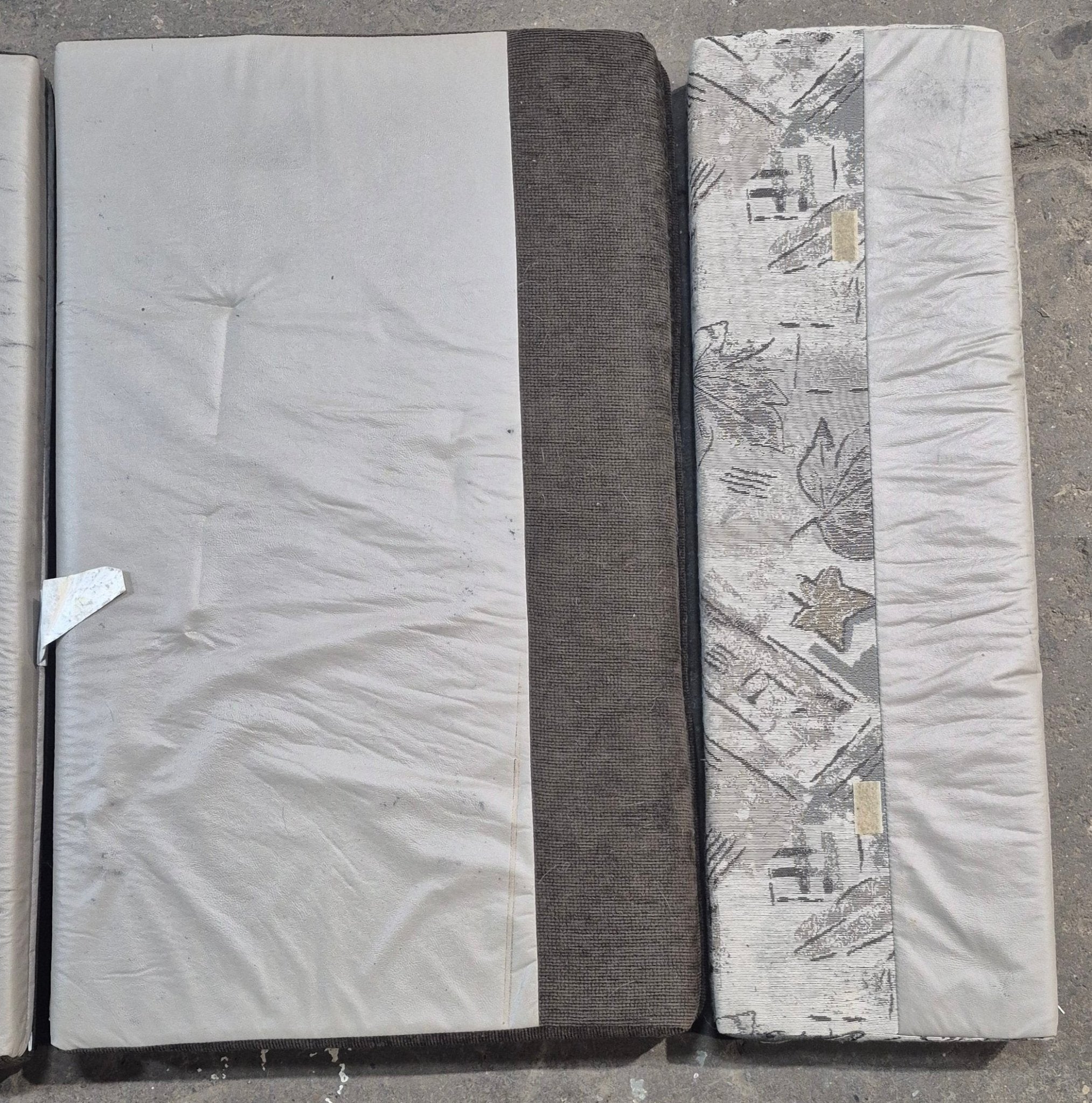 Used Dinette Cushion Set - 4 piece - 2 @ 39 1/2" x 24" x 3 1/2" D , 2 @ 39 1/2" x 12 1/2" x 3 1/2" D - Young Farts RV Parts