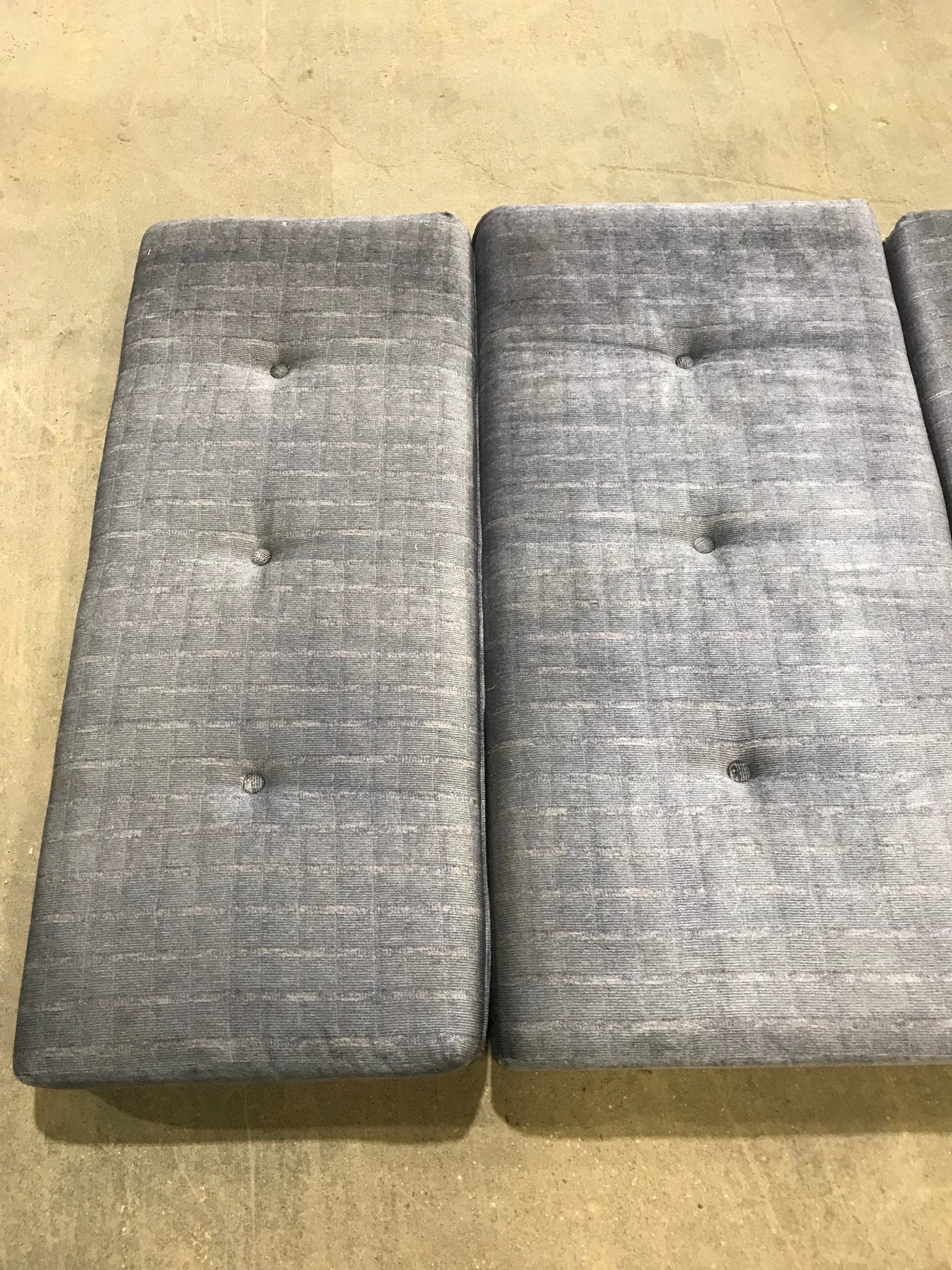 USED Dinette Cushion Set- 4 piece - 2 @ 39" X 25" X 4 1/2" D, 2 @ 39" X 12" X 4 1/2" D - Young Farts RV Parts