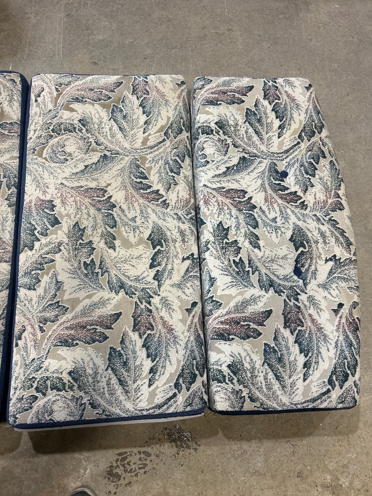 Used Dinette Cushion Set - 4 piece - 2 @ 40" x 18" x 5" D, 2 @ 40" x 17" x 5" D - Young Farts RV Parts