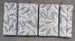 Used Dinette Cushion Set - 4 piece - 2 @ 40" x 24" x 4" D , 2 @ 40" x 13 1/2" x 4" D - Young Farts RV Parts