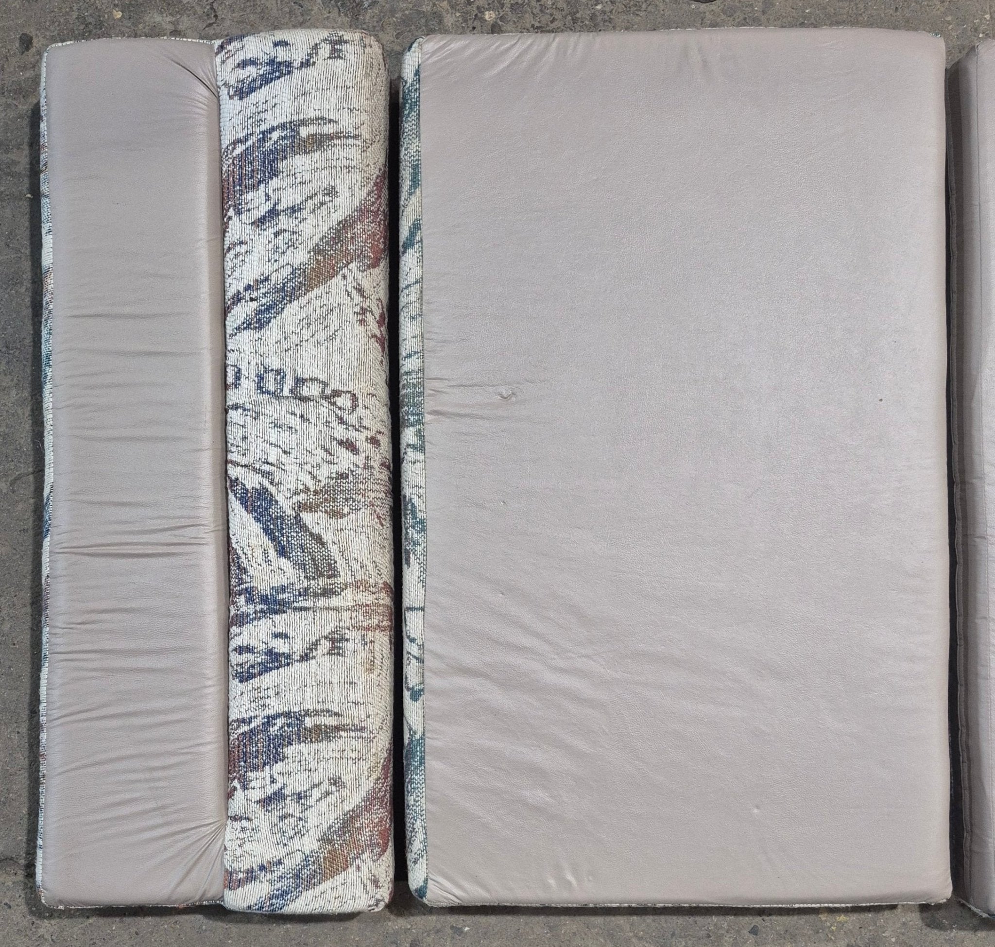 Used Dinette Cushion Set - 4 piece - 2 @ 40" x 24" x 4" D , 2 @ 40" x 13 1/2" x 4" D - Young Farts RV Parts