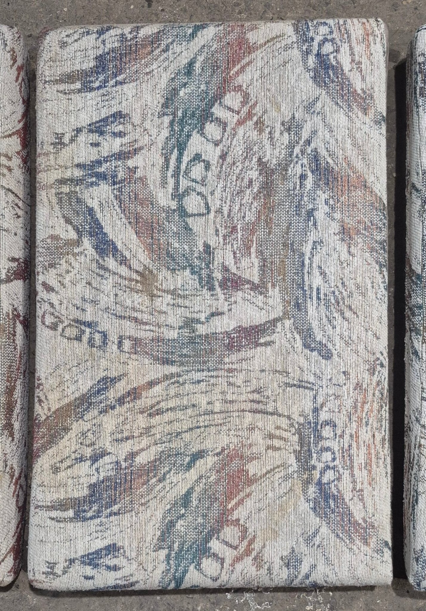 Used Dinette Cushion Set - 4 piece - 2 @ 40" x 24" x 4" D , 2 @ 40" x 13 1/2" x 4" D - Young Farts RV Parts