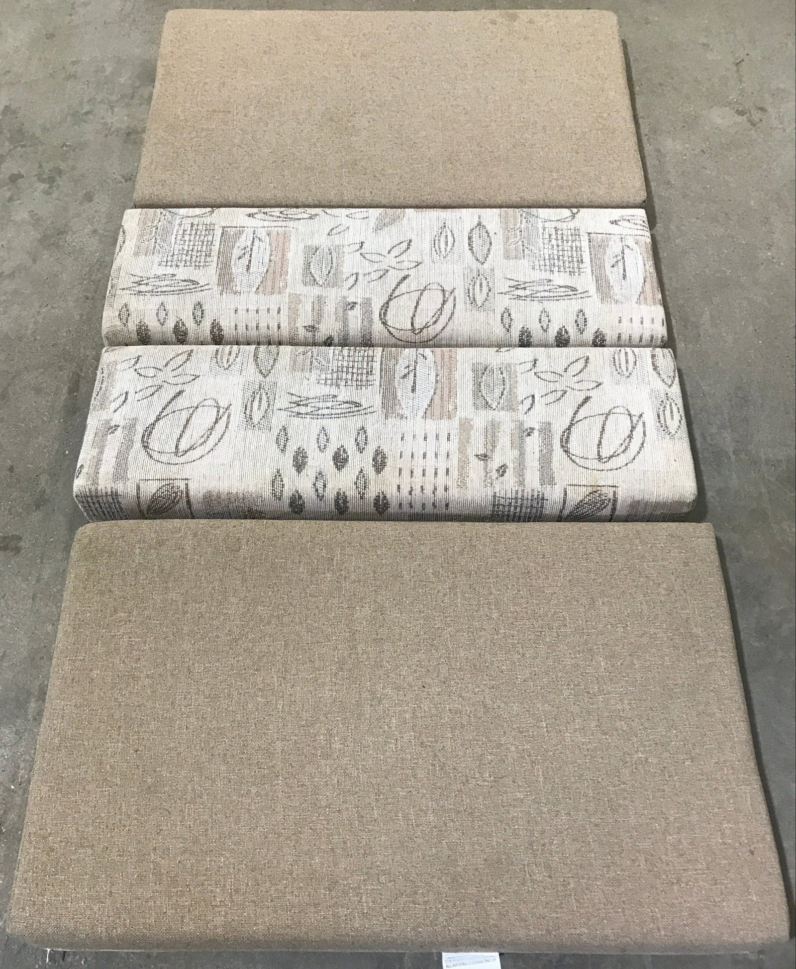 Used Dinette Cushion Set - 4 piece - 2 @ 40