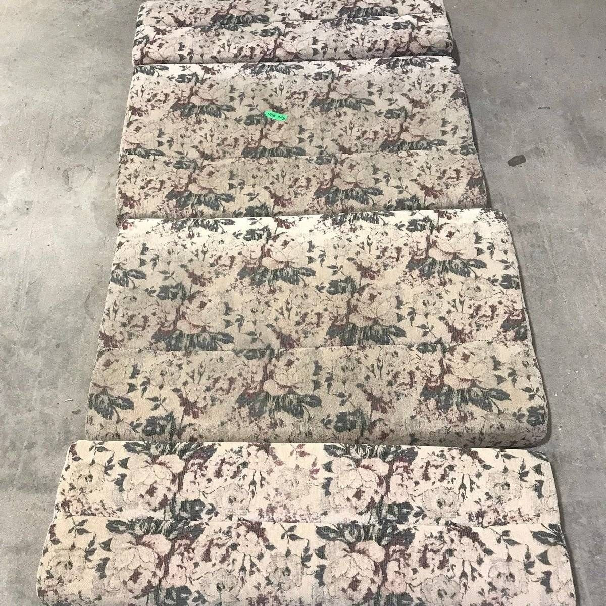 Used Dinette Cushion Set - 4 piece - 2 @ 40" x 25" x 4" , 2 @ 40 X 13 X 4 - Young Farts RV Parts