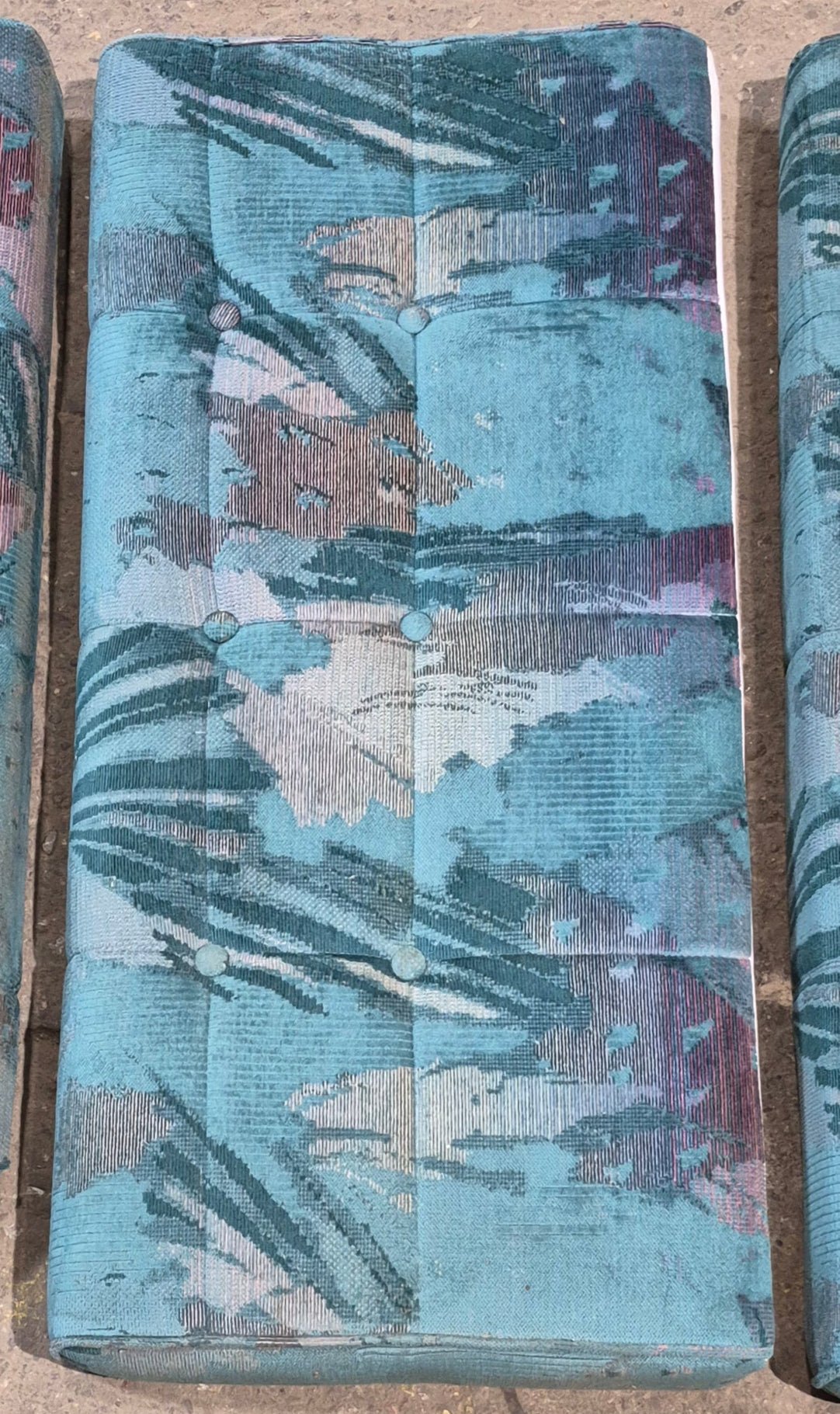 Used Dinette Cushion Set - 4 piece - 2 @ 42" X 15 1/2" X 4" D , 2 @ 41 1/2" X 19" X 4" D - Young Farts RV Parts