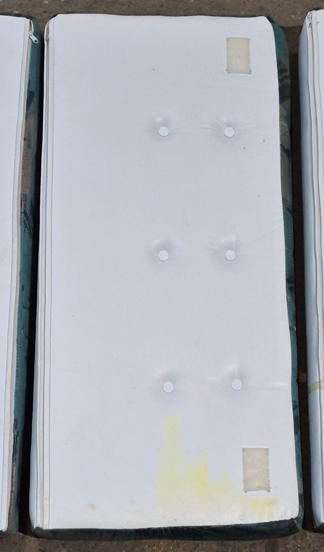 Used Dinette Cushion Set - 4 piece - 2 @ 42" X 15 1/2" X 4" D , 2 @ 41 1/2" X 19" X 4" D - Young Farts RV Parts