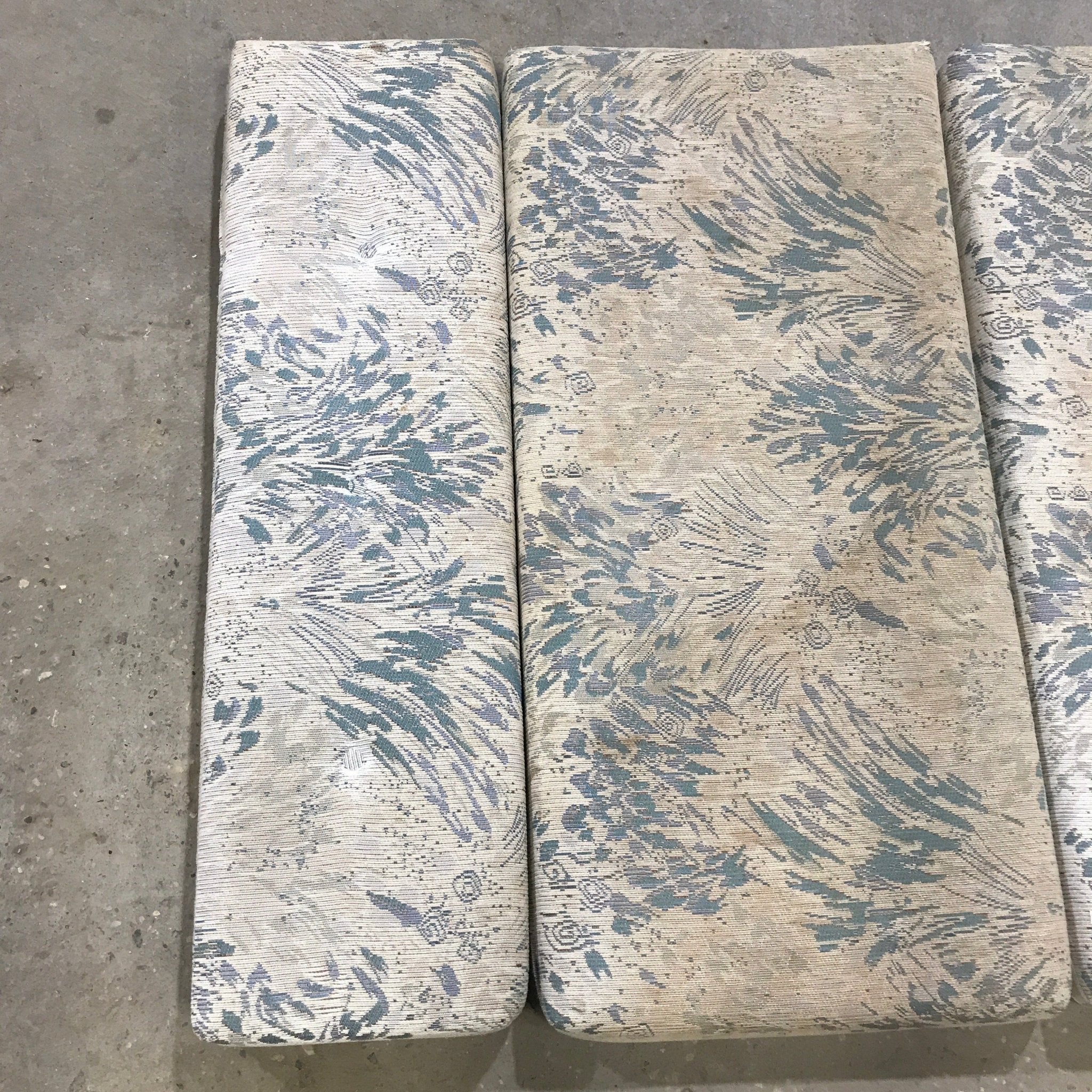 Used Dinette Cushion Set - 4 piece - 2 @ 44" x 20" x 4" D, 2 @ 44" x 13" x 4" D - Young Farts RV Parts